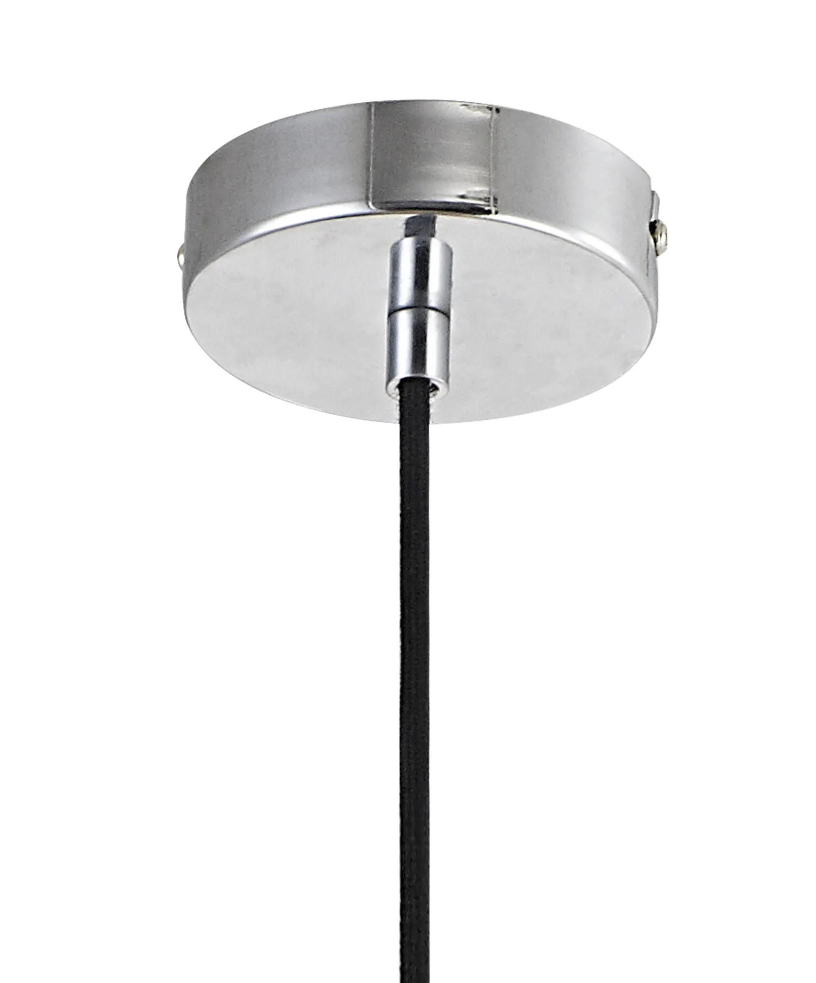 Markus Glass Pendant 1 Light Clear Slim Cone Polished Chrome D0601  Deco Markus